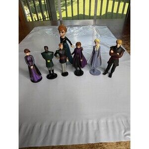 Disney Frozen 2 Action Figures‎ Set Anna Elsa Kristoff Hasbro 2020 Lot of 7 Toys